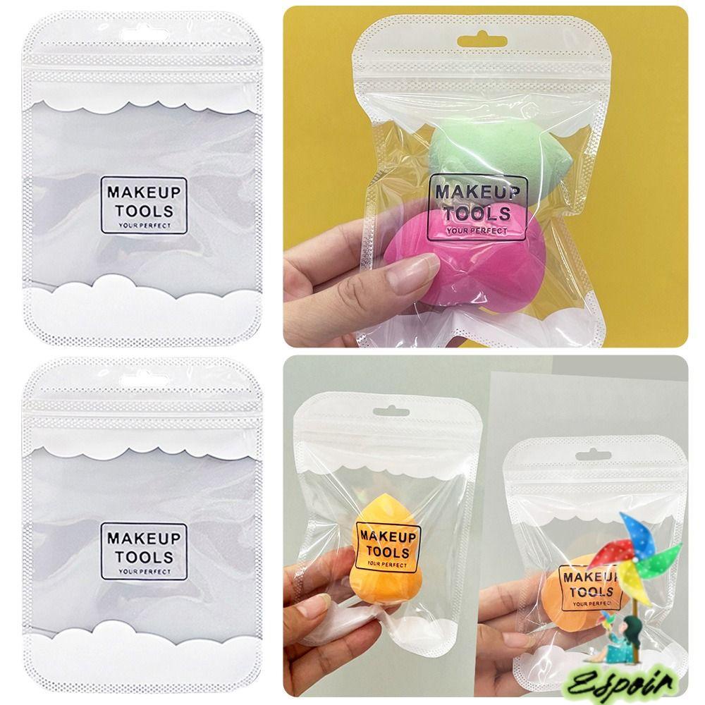 ESPO Túi Zip Tự Dính Có Lỗ Treo Trưng Bày Trang Sức Có Thể Tái Sử Dụng