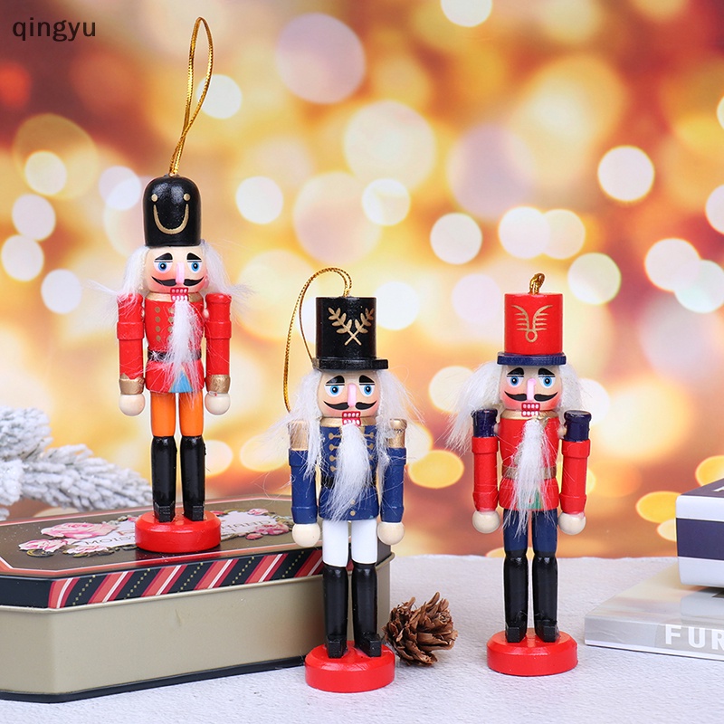 1 Con Rối Gỗ 12cm Trang Trí Giáng Sinh Năm Mới Pli PLI PLI