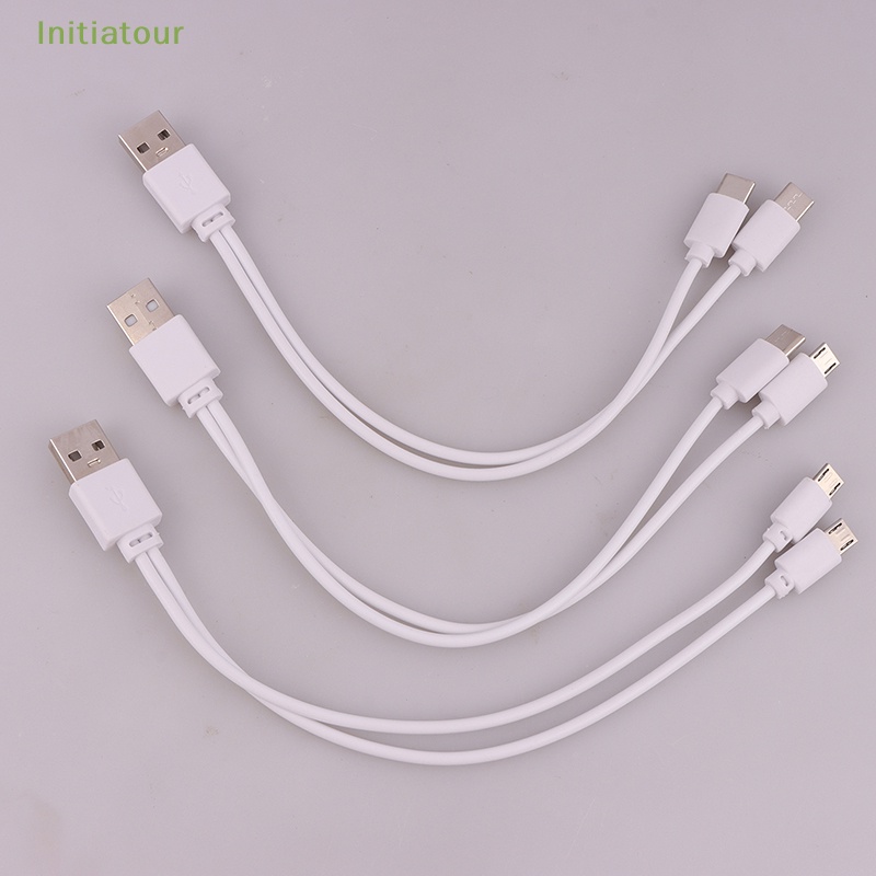 1 Dây Cáp Chuyển Đổi 2 Trong 1 Từ Đầu Cắm USB Sang Cổng Micro USB / Type-C Cho Điện Thoại Android / Máy Tính Bảng
