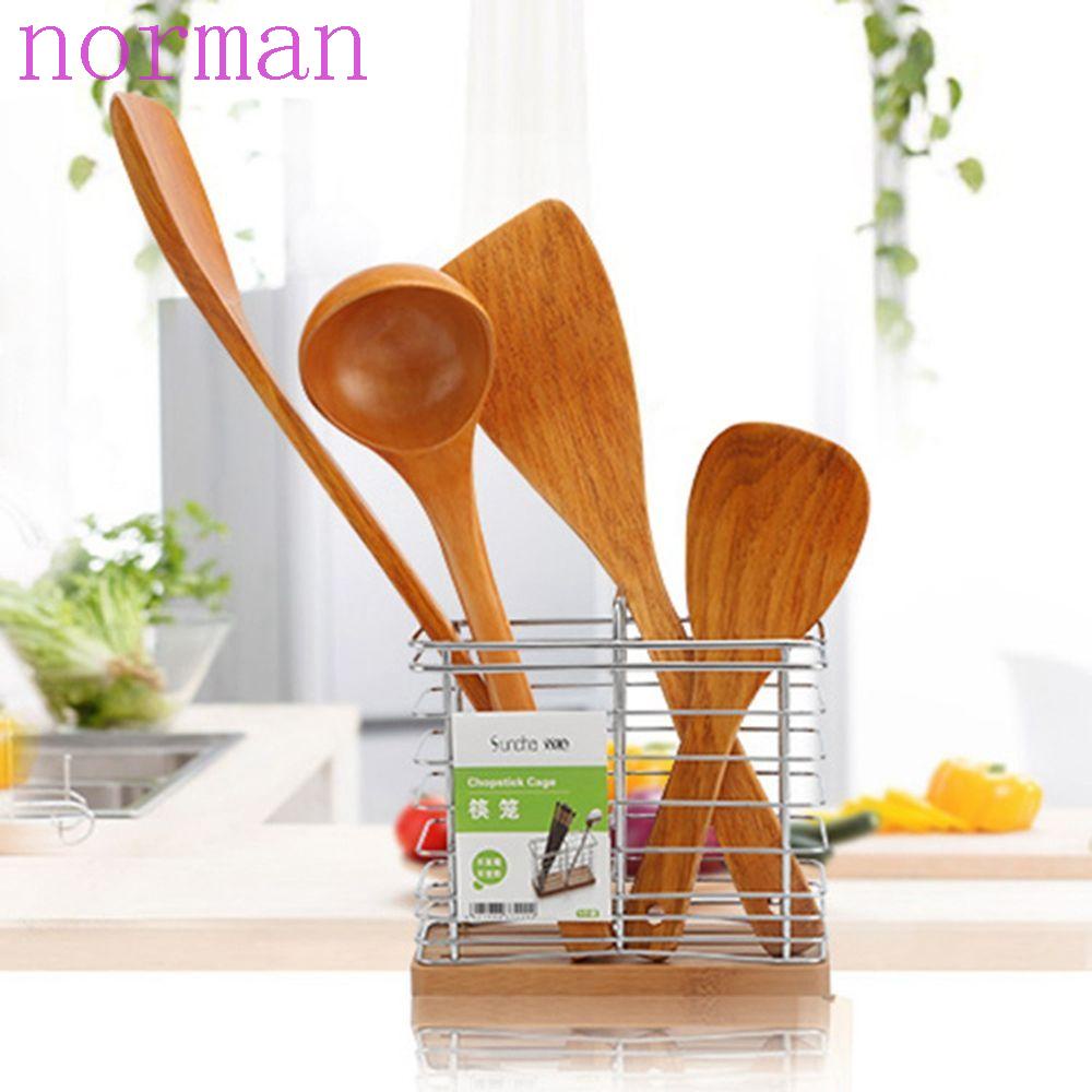 NORMAN Xẻng Nấu Ăn Bằng Gỗ Tre Tiện Dụng Cho Nhà Bếp