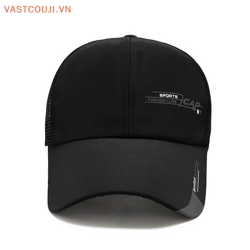 Mũ Lưỡi Trai VASTJI Phối Lưới Thoáng Khí Thời Trang Mùa Hè Cho Nam