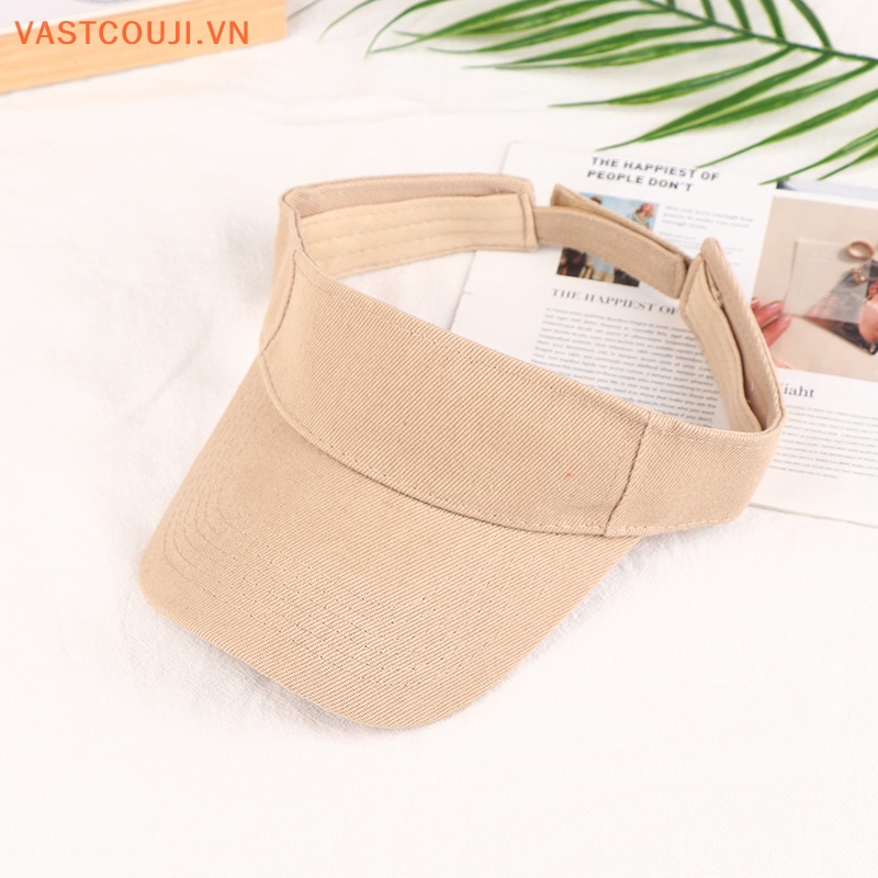 1 Mũ Lưỡi Trai Chống Nắng Chống Tia UV Màu Trơn Thiết Kế Thoáng Khí Tùy Chỉnh Thời Trang Mùa Hè Cho Nam Và Nữ