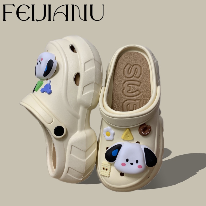 FEIJIANU dép Cross dép sandal nữ giày đi biển đáng yêu thoải mái 26Z23062926