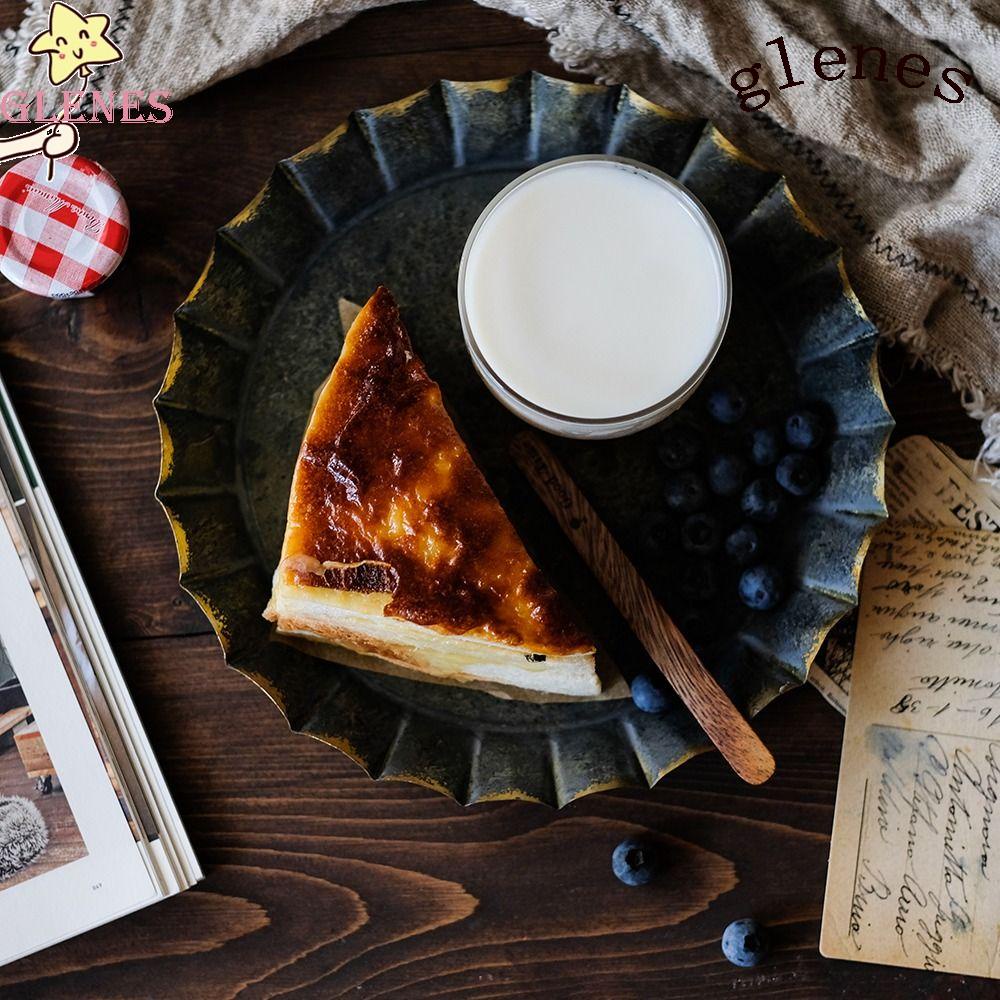 GLENES Khay Đựng Trái Cây Hình Tròn Bằng Kim Loại Độc Đáo Trang Trí Tiệc Cướ