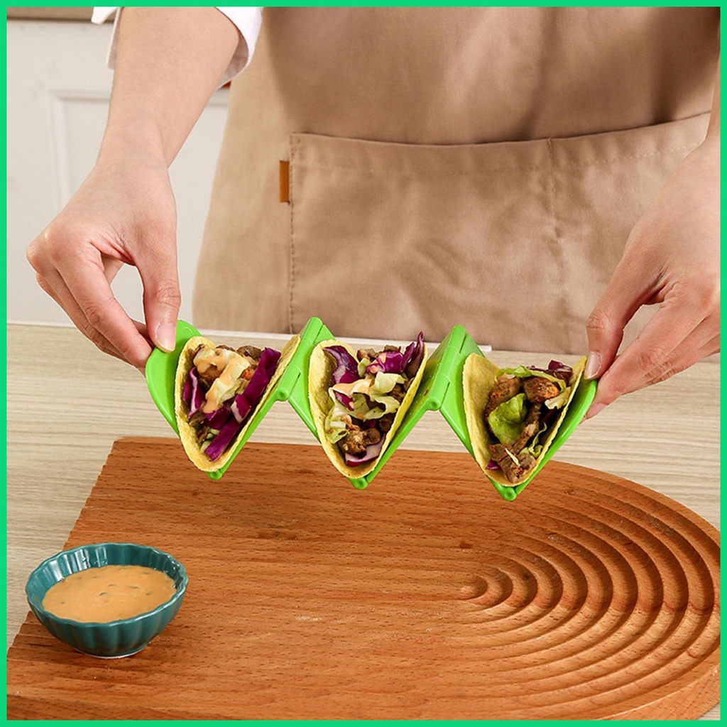 Giá Đỡ Bánh Kếp Taco Hình Tam Giác Từ 3 Hoặc 2 Tacos Mỗi Taco Jwvn