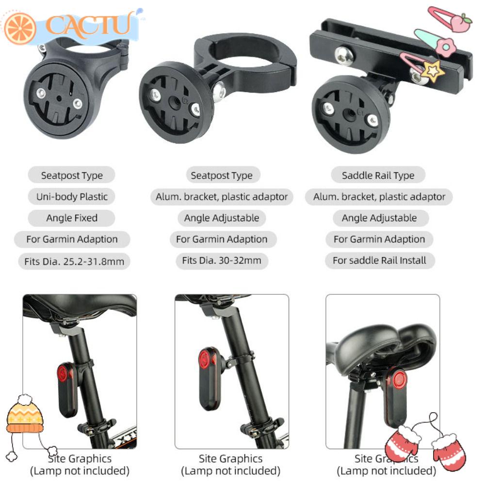 CACTU Giá Đỡ Đèn Chiếu Hậu Bằng Hợp Kim Nhôm Cho Xe Đạp