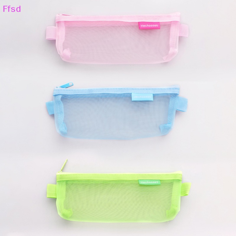 {Ffsd} Túi Lưới Nylon Trong Suốt Đựng Mỹ Phẩm / Đồ Trang Điểm / Đồ Vệ Sinh Cá Nhân Du Lịch * Hàng Bán Chạy