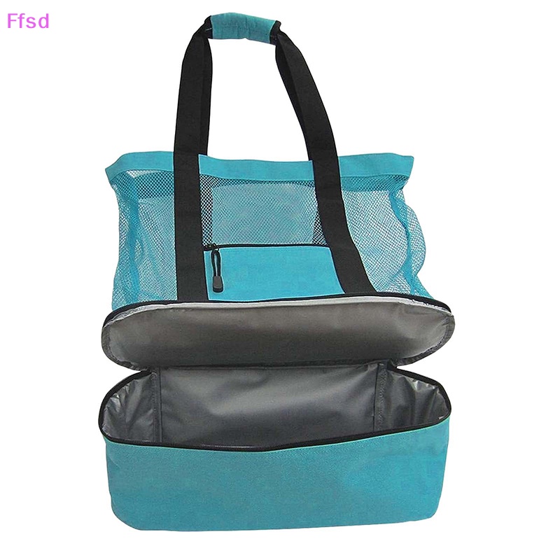 {Ffsd} Túi Đựng Đồ Ăn Trưa Đi Biển / Cắm Trại Ngoài Trời / Dã Ngoại Cách Nhiệt Có Thể Tháo Rời Làm Mát Cho Hồ Bơ