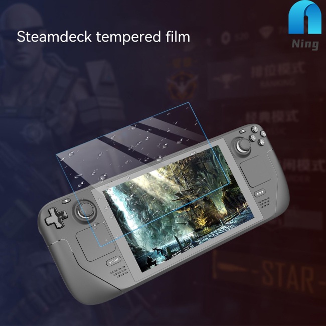 Set 2 Kính Cường Lực Bảo Vệ Màn Hình Chống Trầy Cho Máy Chơi Game Hơi Nước Cầm Tay