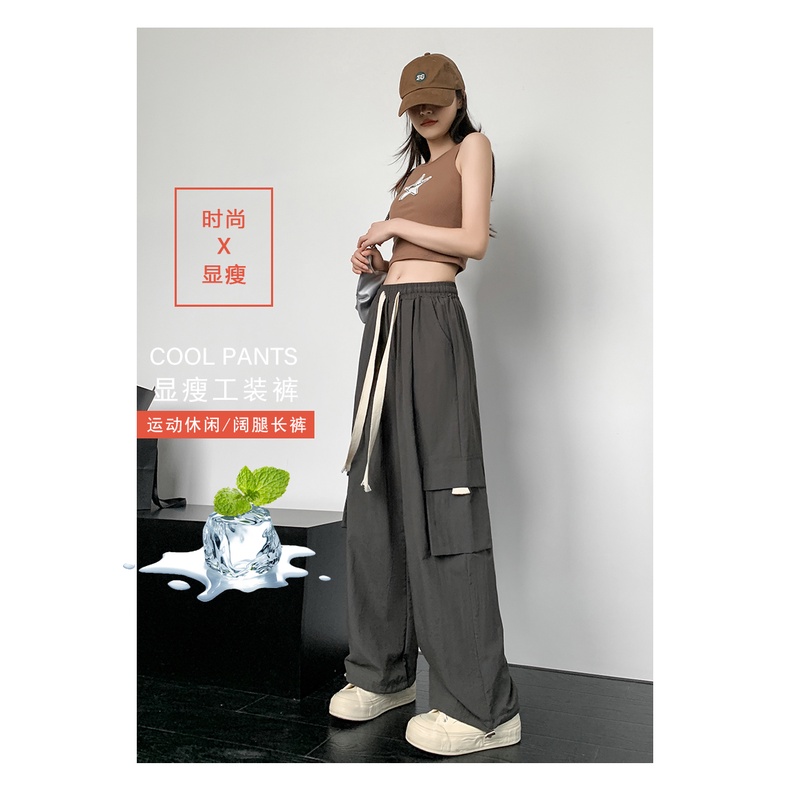 SUXI Quần Yếm Dáng Suông Rộng Lưng Cao Thời Trang Mùa Hè Cho Nữ