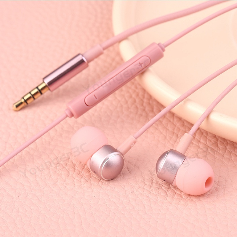 Tai Nghe Nhét Tai Type C Có Dây Đầu Cắm 3.5mm Chất Lượng Cao
