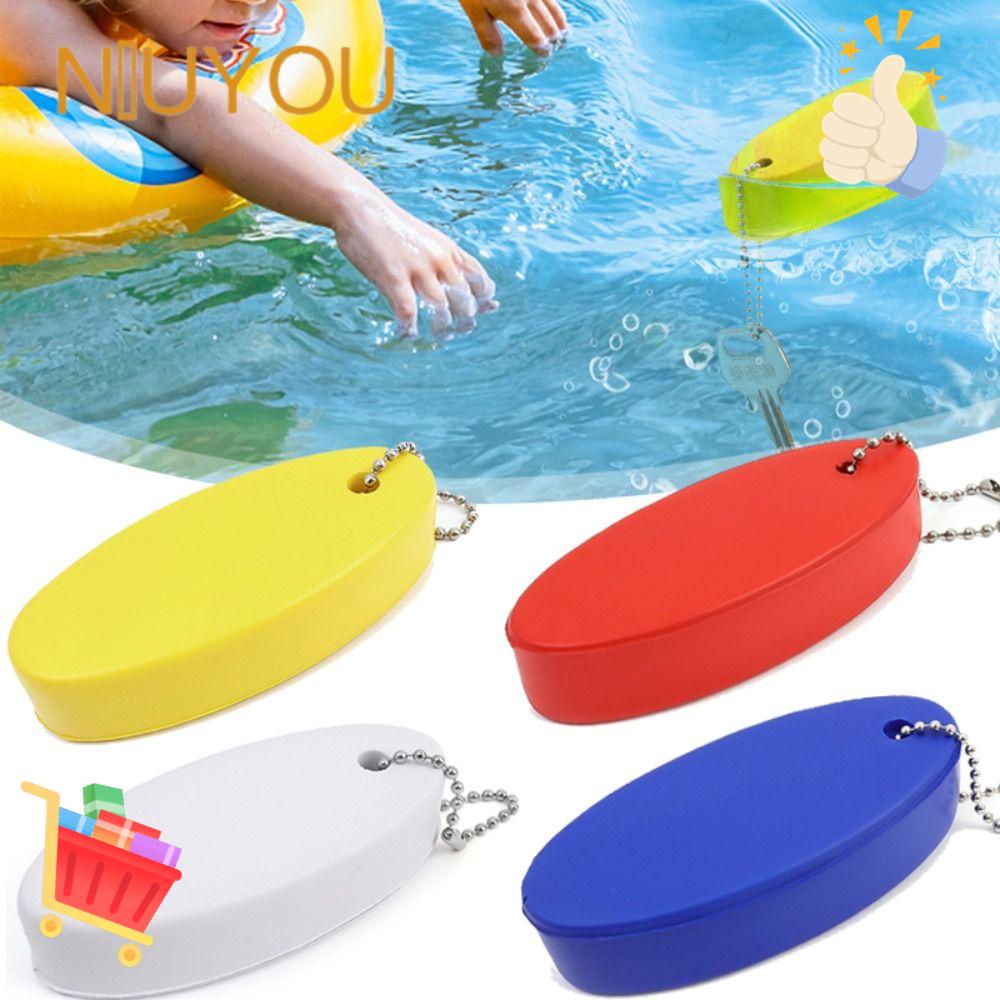 NIUYOU Phao Nổi Hình Oval Mềm Mại Có Móc Khóa Tiện Dụng Khi Đi Bơi