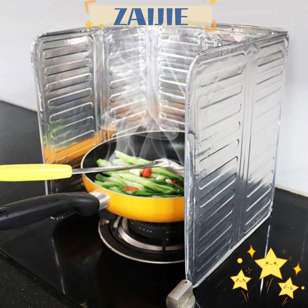 ZAIJIE24 Tấm Chắn Bếp Ga Gấp Gọn Tiện Lợi