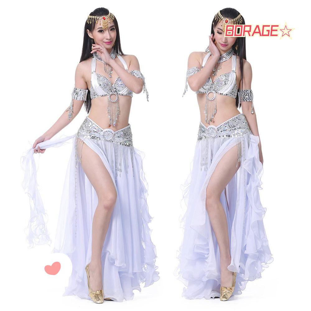 BORAG Chân Váy Múa Bụng Lấp Lánh Dành Cho Nữ