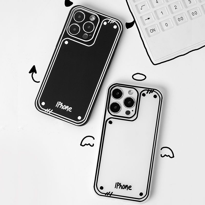 Ốp Điện Thoại TPU Mềm Nhám Bảo Vệ Ống Kính Cho Iphone 14 Plus 13 Pro Max 12 11 X Xs Xr 8 7