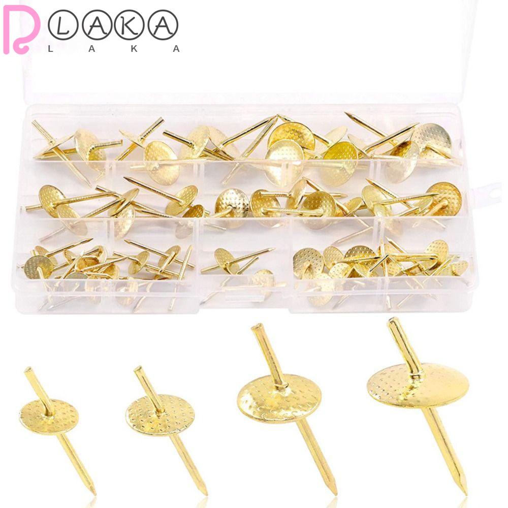 LAKAMIER Set 60 Móc Treo Khung Ảnh 4 Kích Cỡ Khác Nhau Bằng Kim Loại 10-60lbs