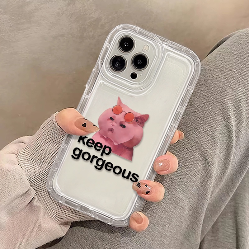 Ốp Điện Thoại TPU Silicon Mềm Trong Suốt Chống Sốc Cho IPhone 11 12 13 14 Pro Max 7 8 Plus X XS XR SE 2020