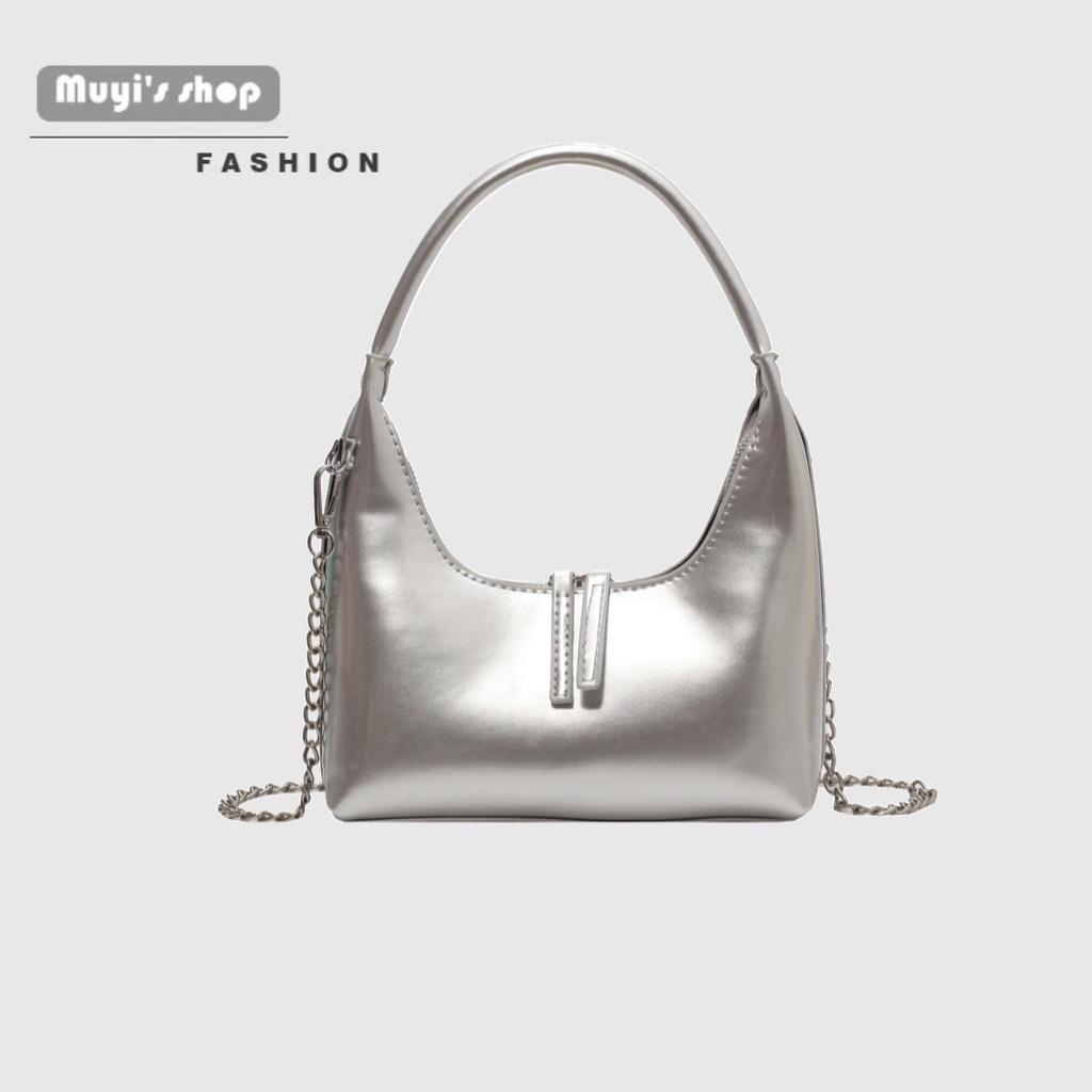 Túi Đeo Chéo Dây Xích Đơn Pháp niche Chất Lượng Cao Hàng Mới