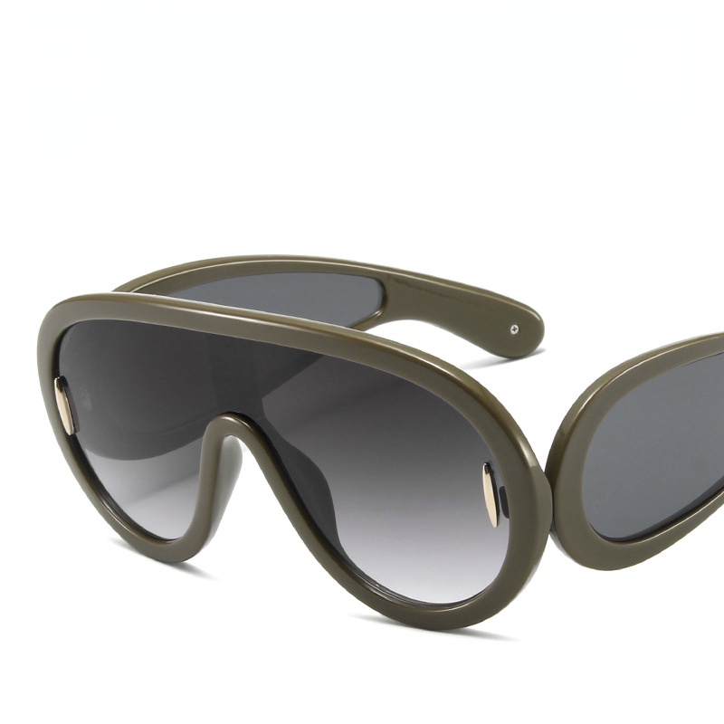 Kính Mát Gọng Vuông Kim Loại Thời Trang Cho Nam Nữ