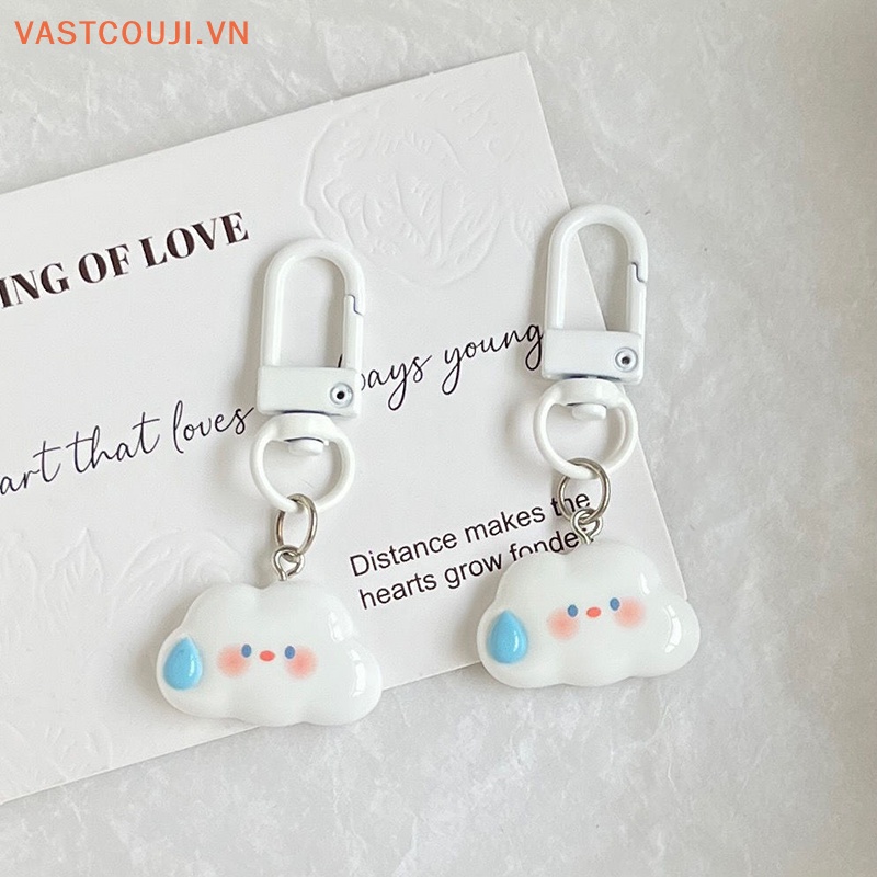 Móc Khóa Hình Đám Mây VASTJI Ins Dễ Thương Sáng Tạo Dành Cho Nữ