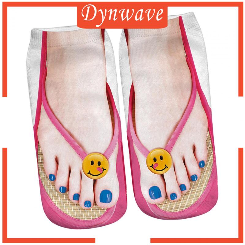 Vớ Xỏ Ngón In Họa Tiết Vui Nhộn Thời Trang Giáng Sinh