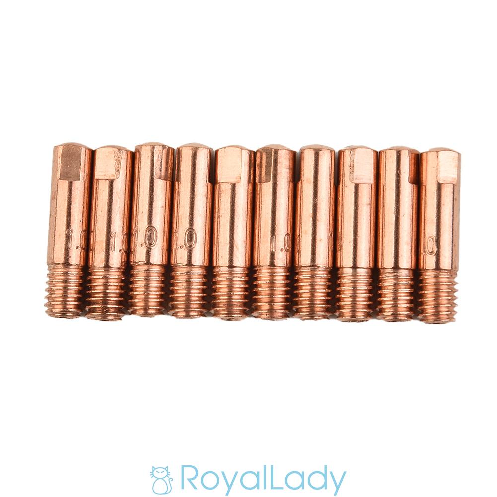 Bộ 10 Giá Đỡ Đầu Đèn Khò Bằng Đồng 0.8 / 1.0 / 1.2mm MB-15AK MIG / MAG M6