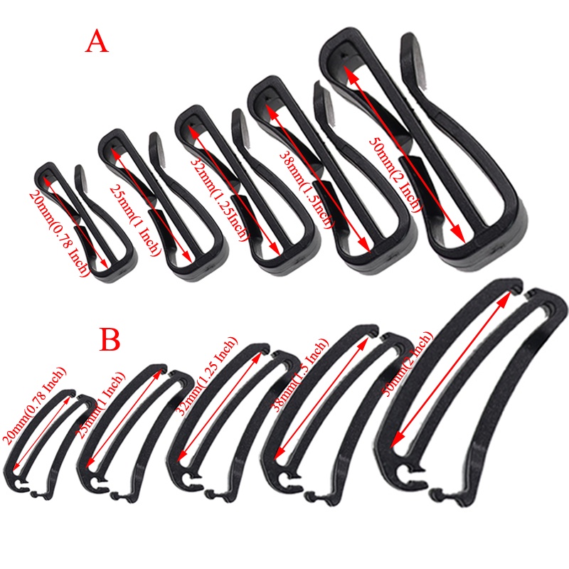 Set 5 Khóa Cài Điều Chỉnh Nhanh Chóng Cho Ba Lô Molle