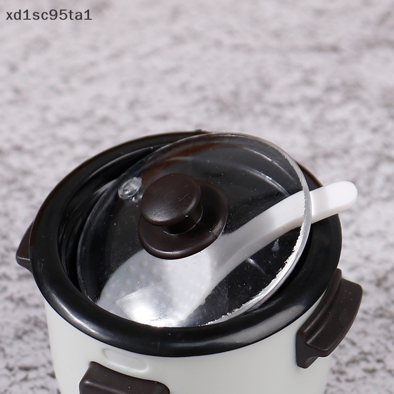 1:12 nhà bếp búp bê mô hình điện mô phỏng Nồi cơm điện mini mới