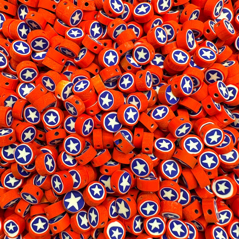 Set 30 Hạt Đất Sét Polymer 10mm Hình Siêu Anh Hùng Marvel Làm Trang Sức Thủ Công