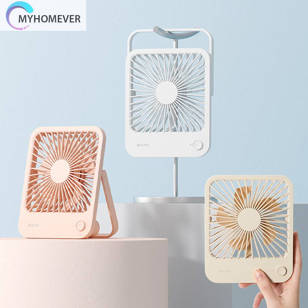 Quạt Làm Mát Để Bàn 4 Tốc Độ Yên Tĩnh 2000mAh / 4500mAh Có Thể Gập Lại