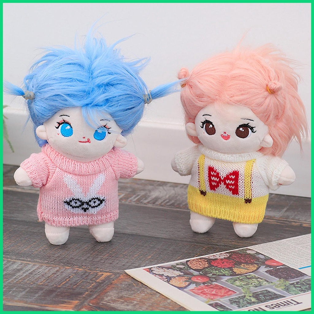 Búp Bê Nhồi Bông Cotton Mềm Mại Co Giãn Không Biến Dạng Mặc Trang Phục Ngọt Ngào Cho Bé Gái