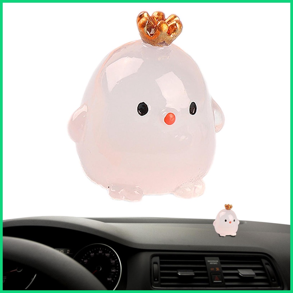 Vịt Đồ Chơi Phát Sáng Bằng Nhựa Resin Dễ Thương Dành Cho Phòng Trẻ Em