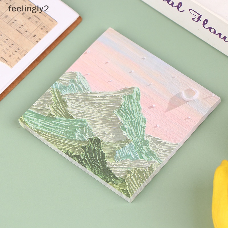 [Hàng Có Sẵn] Giấy Ghi Chú Tự Làm Không Dính Phong Cách Đồng Quê Nhỏ Tươi Mới (F)