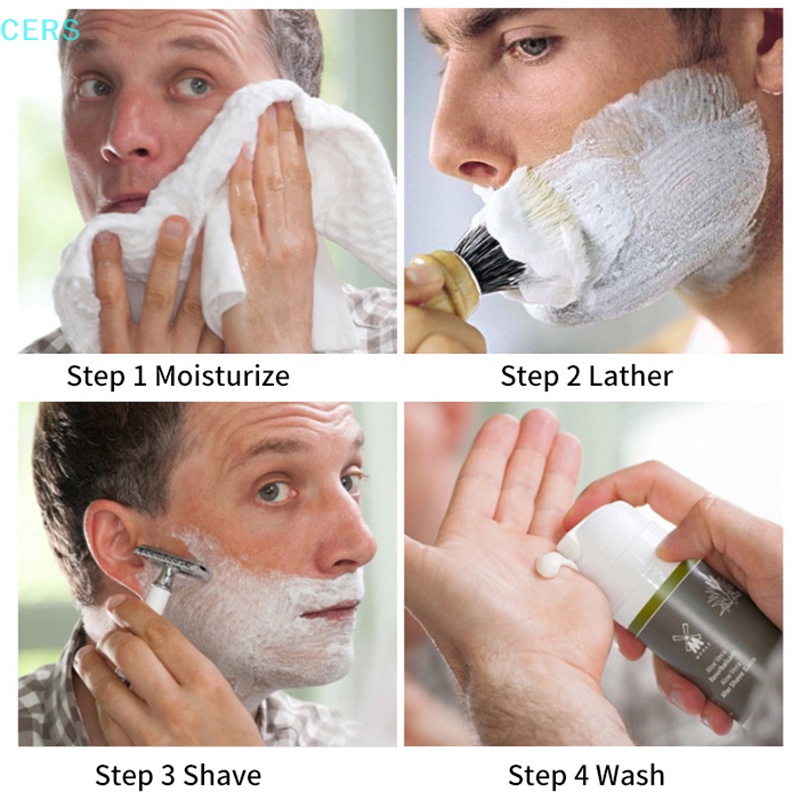 Cọ Cạo Râu Với Tay Cầm Nhựa Tiện Dụng Cho Nam