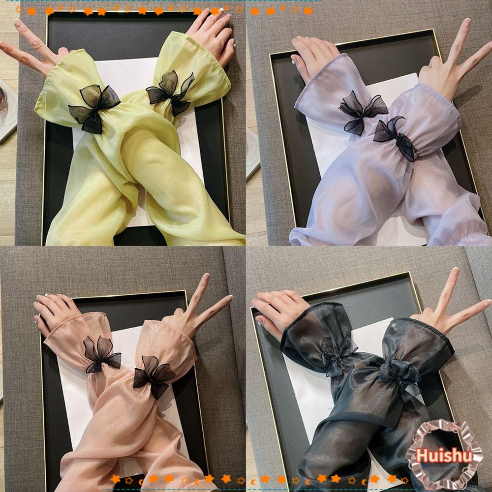 HS Găng Cánh Tay Chống Nắng Và Tia UV Phối Ren Thoáng Khí Thời Trang