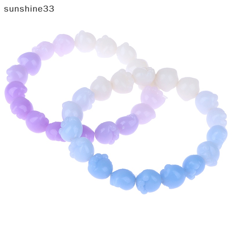 Su Gradual Vòng Tay Chuỗi Hạt Màu Sắc Thay Đổi Ngón Tay Mềm Mại Cho Nữ