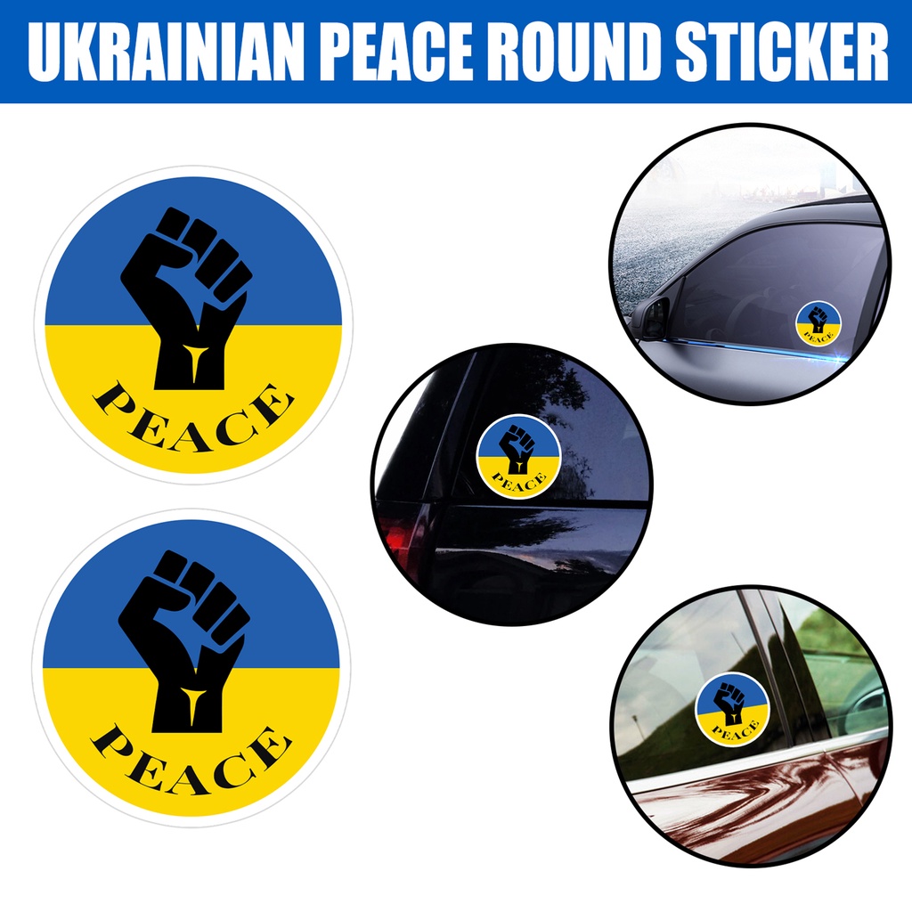 Bộ 10 / 50 Miếng Dán Đề Can Tròn Nhiều Màu Sắc Đa Năng Chống Phai Màu Trang Trí Xe Hơi