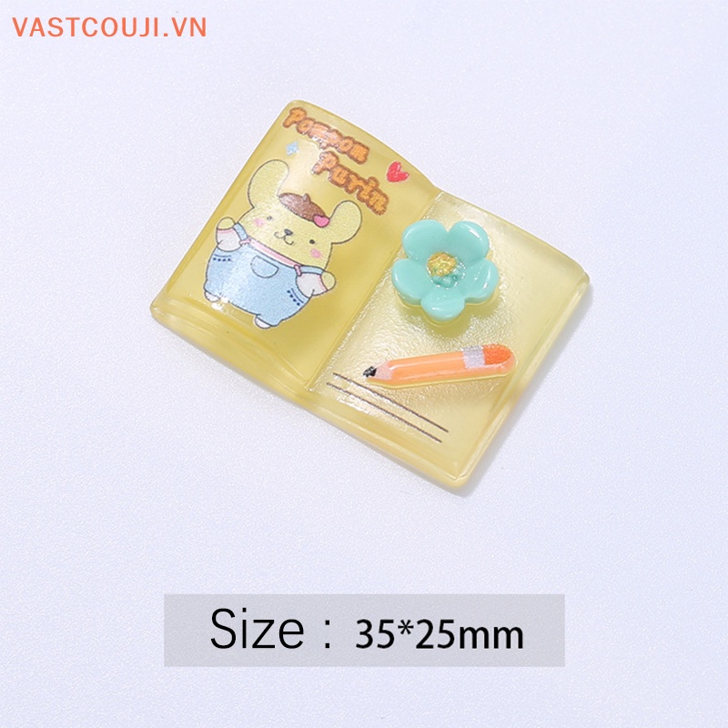 Set 5 Miếng Dán Hình Hoa Bằng Nhựa Dạ Quang Trang Trí Điện Thoại / Kẹp Tóc DIY