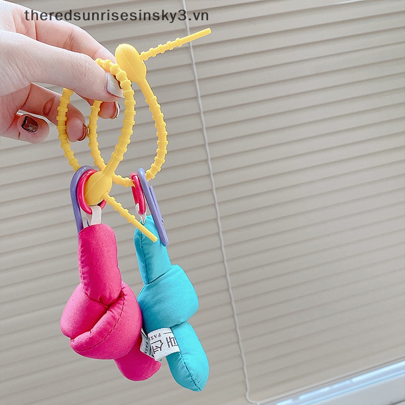 Móc Khóa Hình Thú Nhồi Bông Mềm Mại Thời Trang