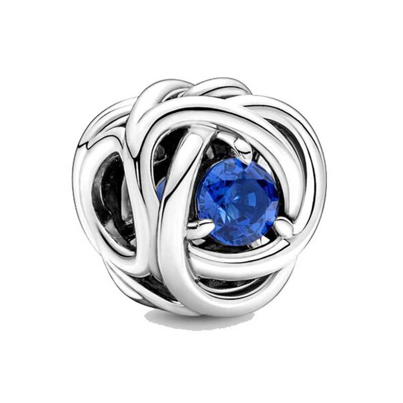 Hạt Charm Pha Lê Xanh Dương Cao Cấp Phù Hợp Làm Trang Sức Cho Nữ