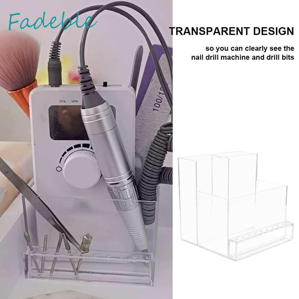 Giá Đỡ Đầu Mài Móng Tay 10 Lỗ 3 Hàng