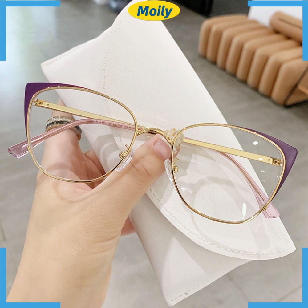 MOILYVN Mắt Kính Chống Ánh Sáng Xanh Từ Kim Loại Mới Cho Máy Tính