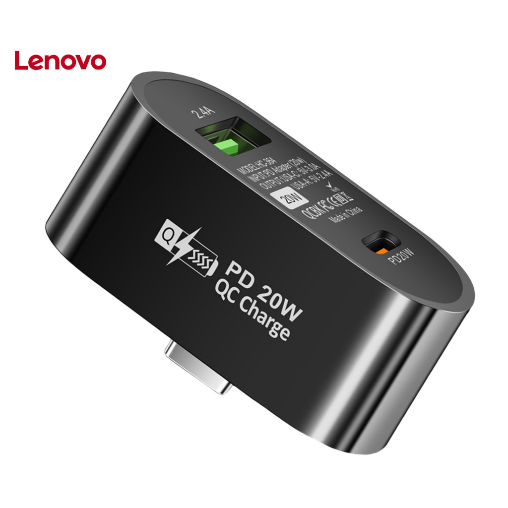 Bộ Chia 2 Cổng Sạc Nhanh PD 20W 5V 3A Type-C Hình Oval Đa Năng Tiện Dụng