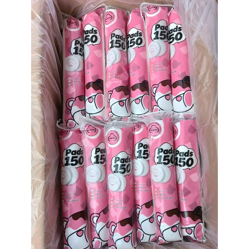 Bông tẩy trang tròn Cotton pads 150 miếng P0540
