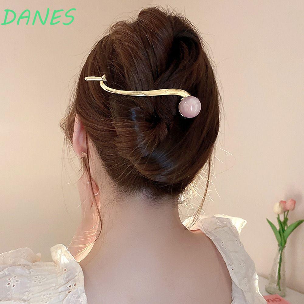 DANES Kẹp Tóc Càng Cua Lớn Đính Hạt Phong Cách Hàn Quốc Ngọt Ngào Thời Trang