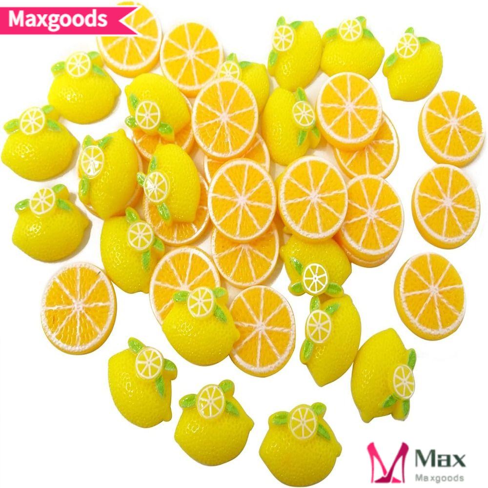 MAXG Set 30 / 60 Phụ Kiện Trang Trí Sổ Tay Hình Lát Chanh