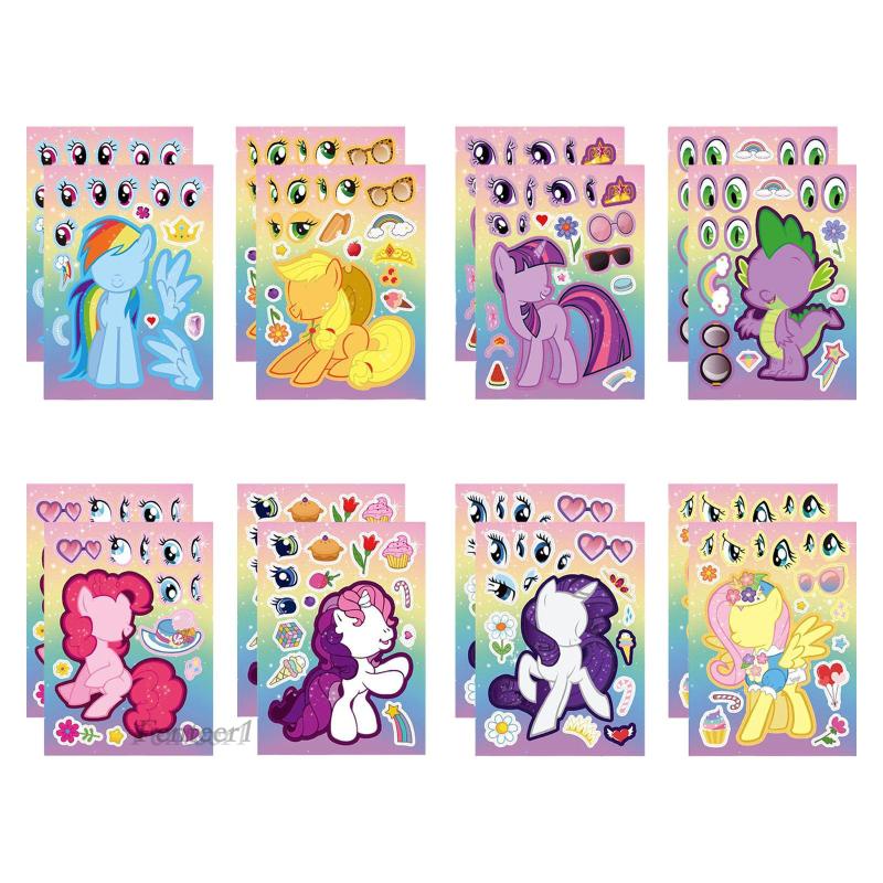 Sách Dán Hình Mặt Cười Nhiều Màu Sắc Dùng Làm Quà Tặng Cho Bé