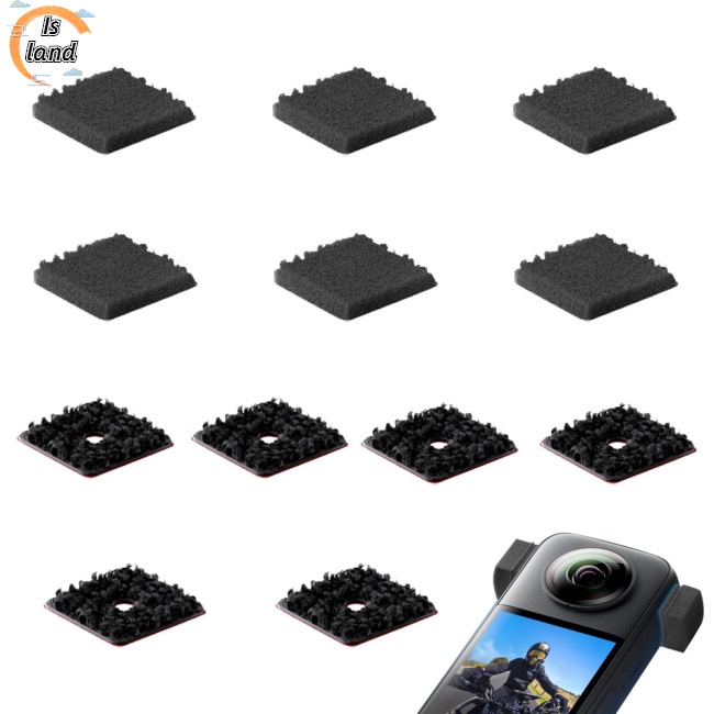 Set 6 Miếng Xốp Chắn Gió Giảm Tiếng Ồn Cho Camera X3