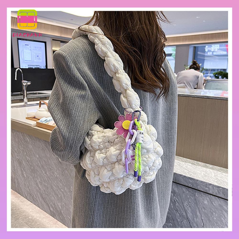 DIACHAVN Túi Xách Đeo Dưới Cánh Tay Gọn Nhẹ Đa Năng Cho Nữ