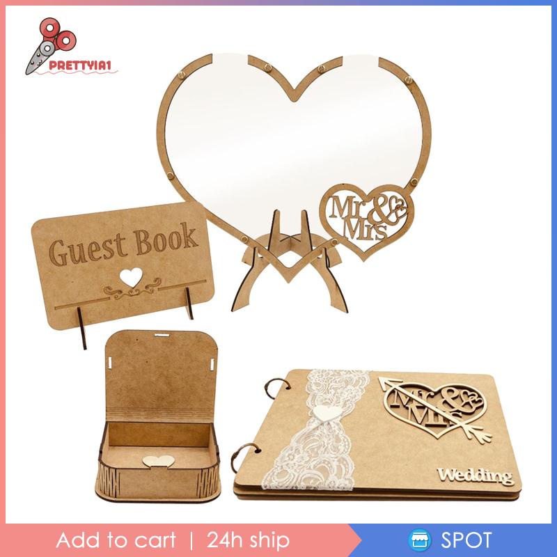 Sách Dự Tiệc Cưới 3D Có Chân Đứng Trang Trí Đám Cưới